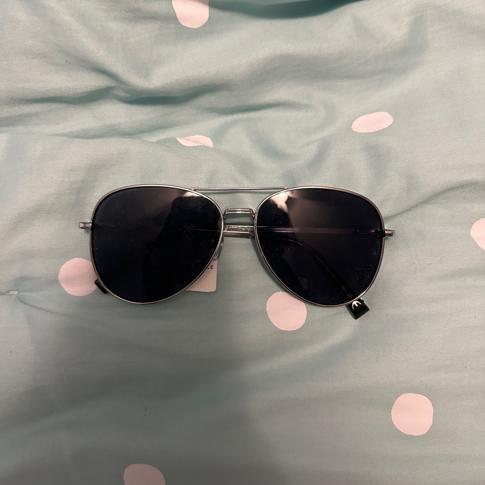 Black and Silver Sunglasses